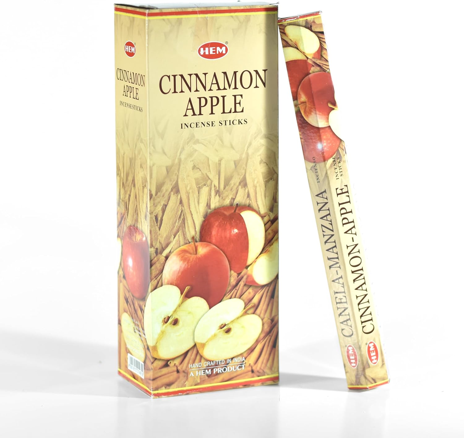 HEM Cinnamon Apple Incense Sticks 120 Sticks 6 Boxes 9 Inches Long