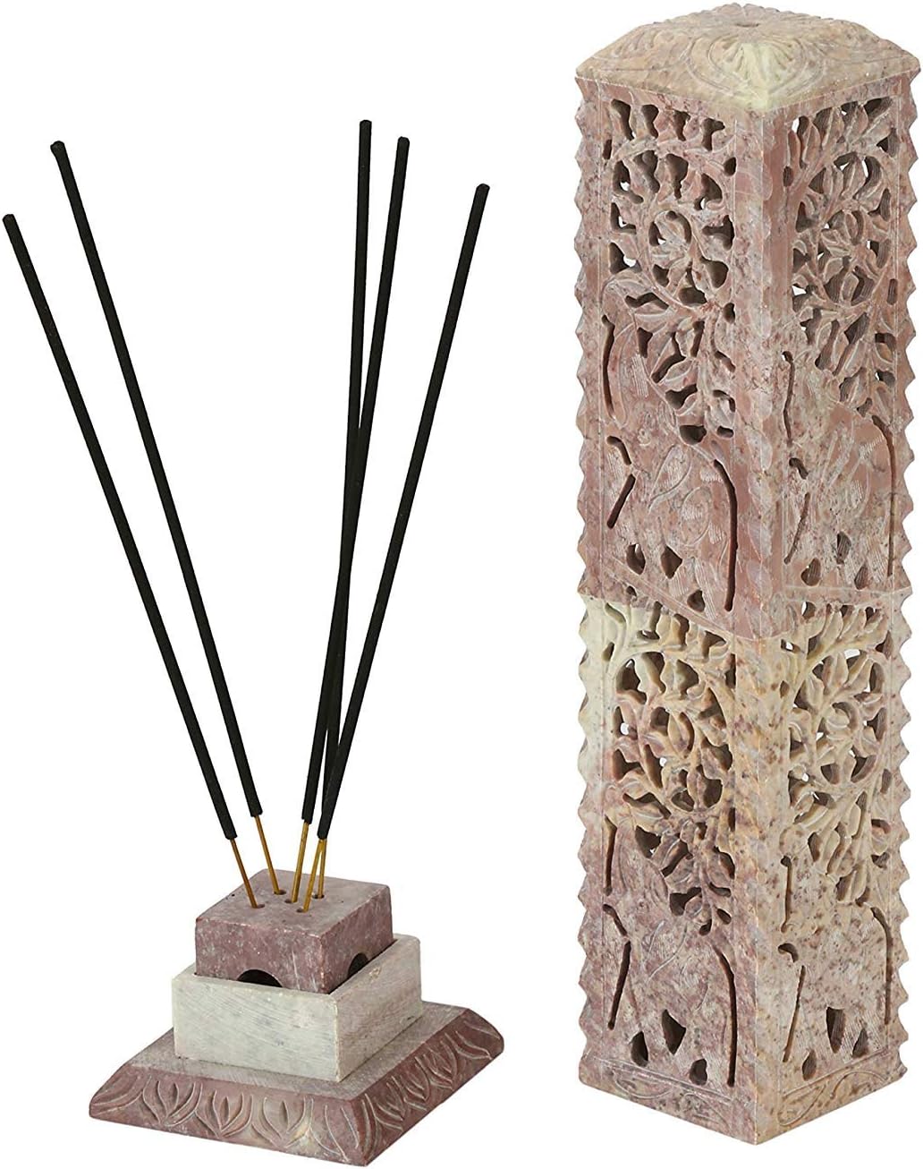 Carry Me Handmade Marble Soapstone Incense Holder