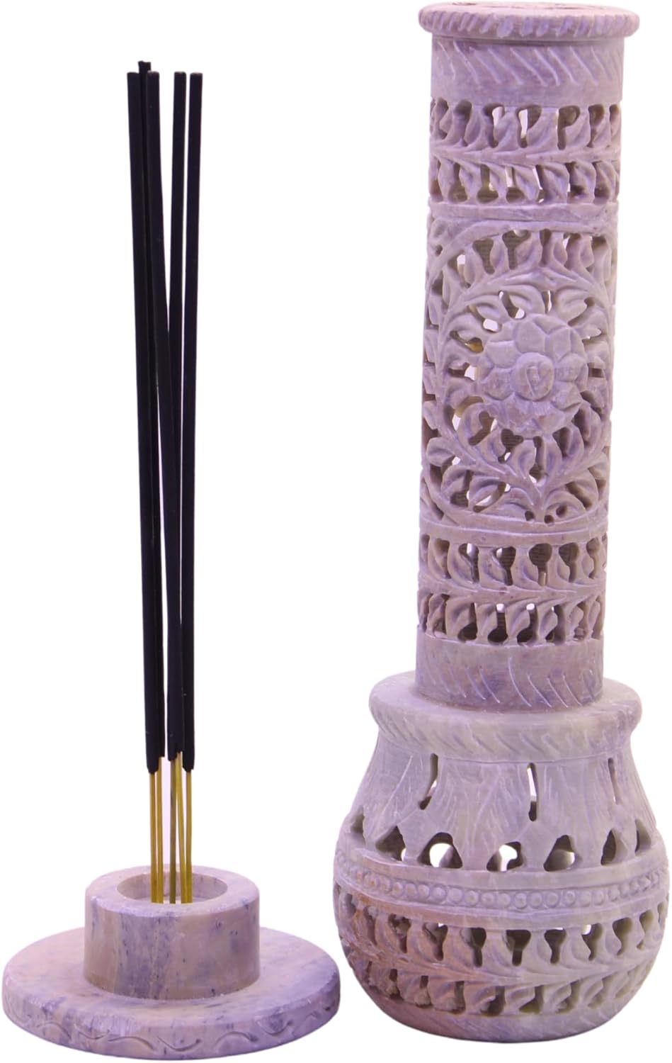Carry Me Marble Soapstone Incense Holder