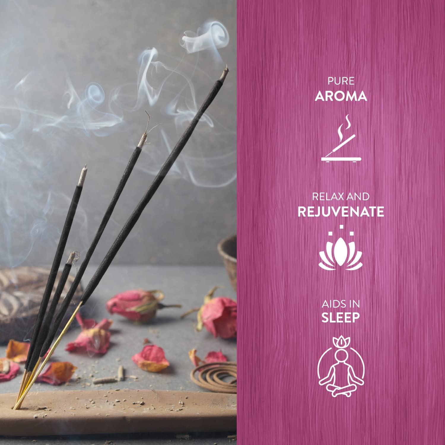 Hem Lotus Incense Sticks 120 Sticks 6 Boxes 9 Inches Long