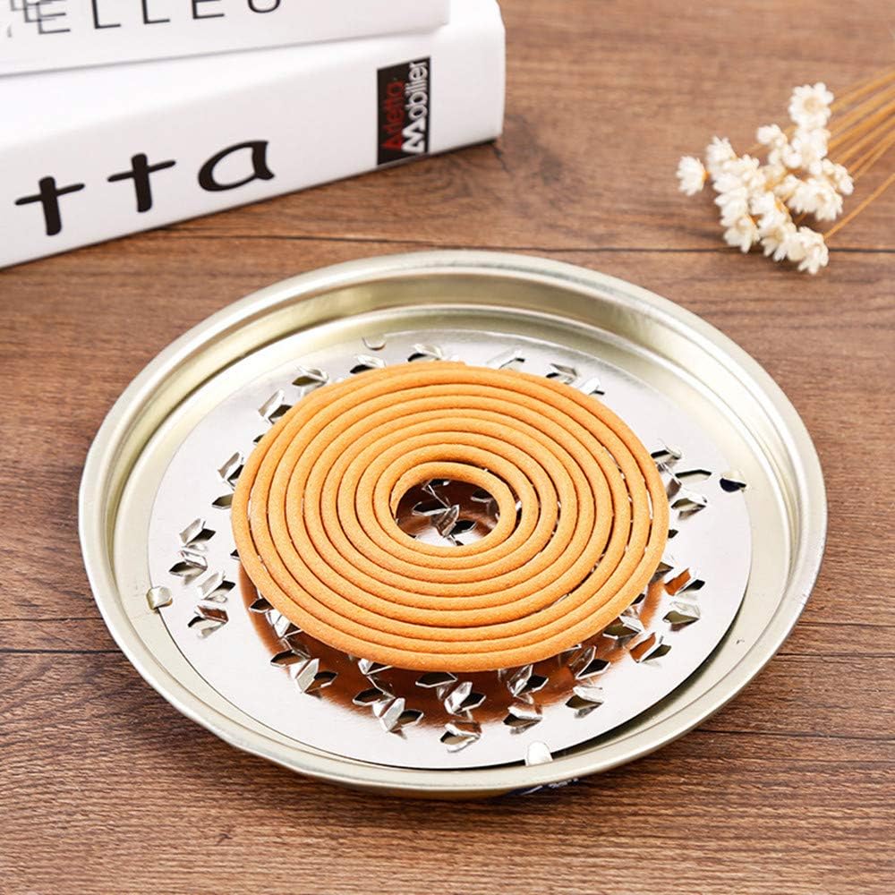4 Pack Mosquito Coil Holder with Cover for Outdoor Use