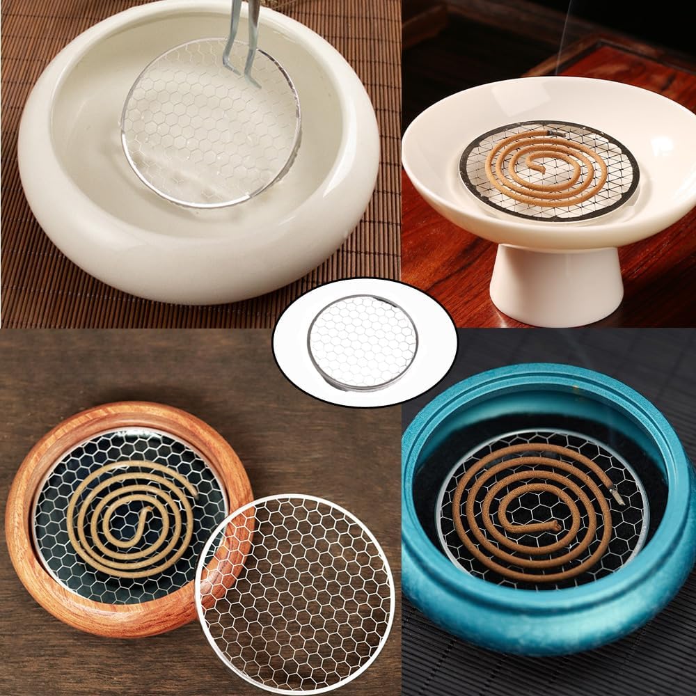 NentMent 5 Pack Charcoal Discs Burner Screen Replacement