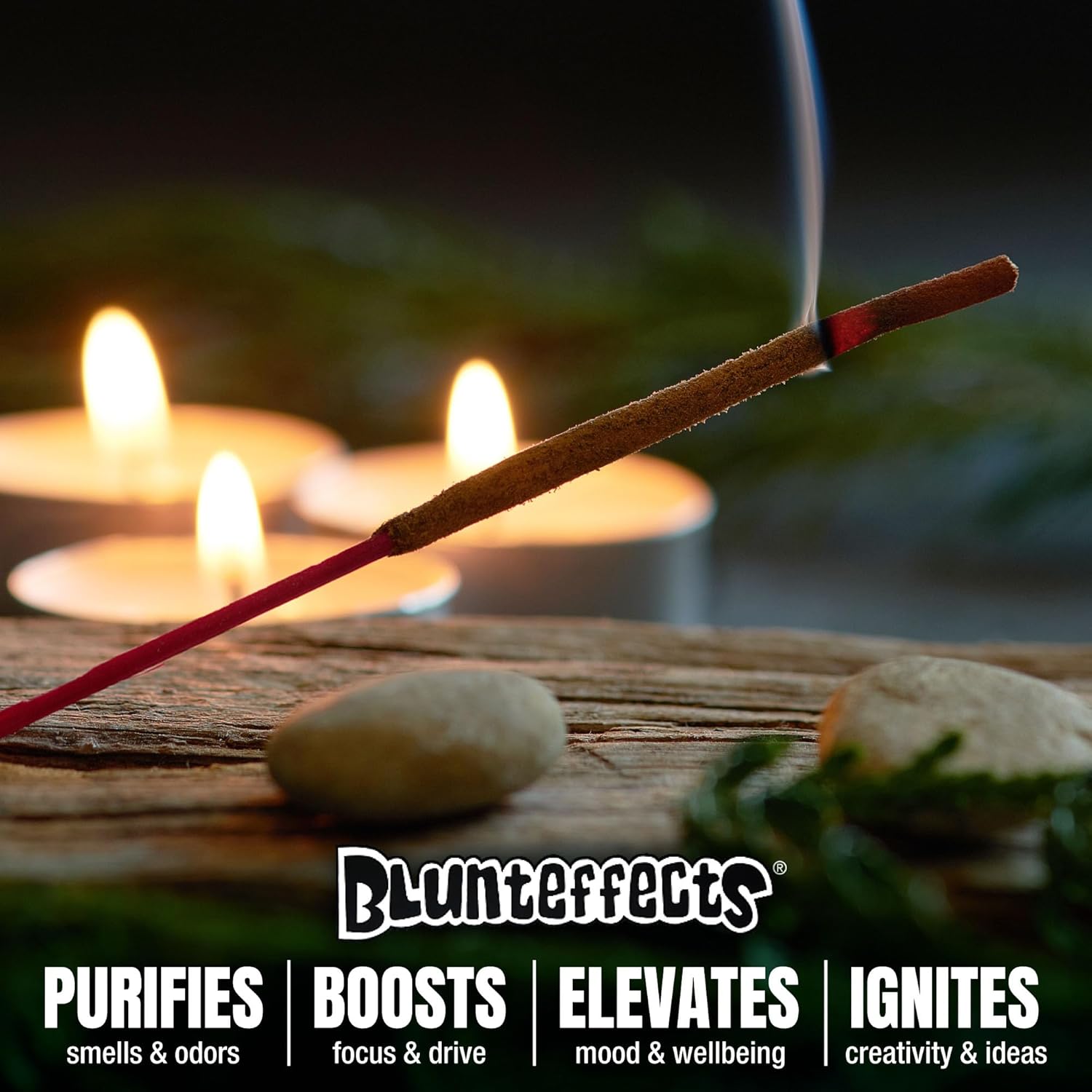 Blunteffects Hand-Dipped Incense Sticks - 144-Pack Variety Set with 12 Scents