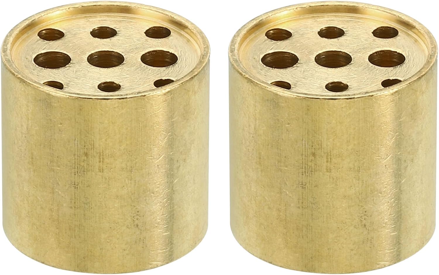 PATIKIL Brass Incense Holder 2 Pack with 9 Holes