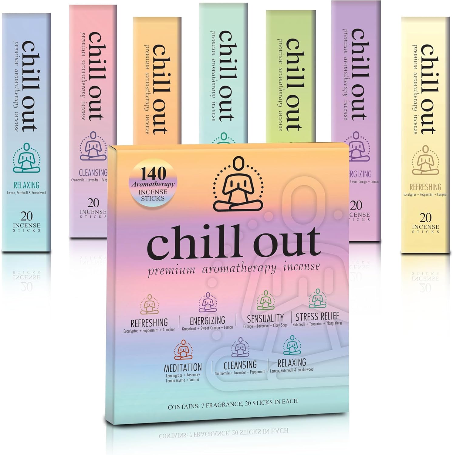Mecka Aromatherapy Incense Sticks Gift Set