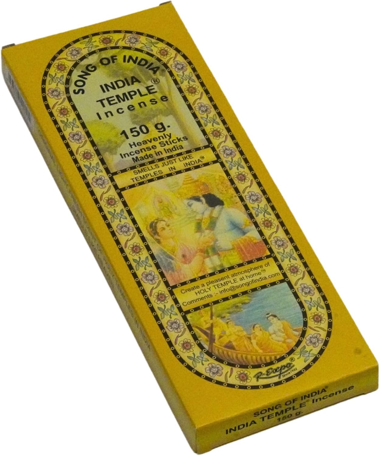 Song of India India Temple Incense Sticks 120 Pack