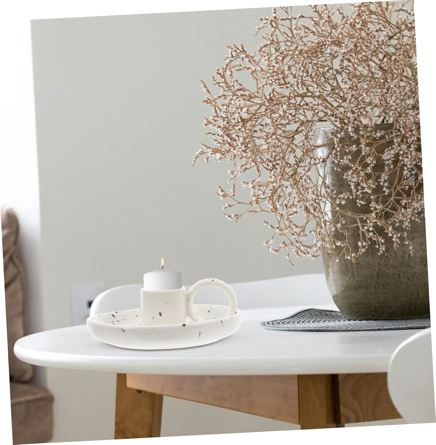 Ceramic Incense Holder and Smudge Bowl with Handle