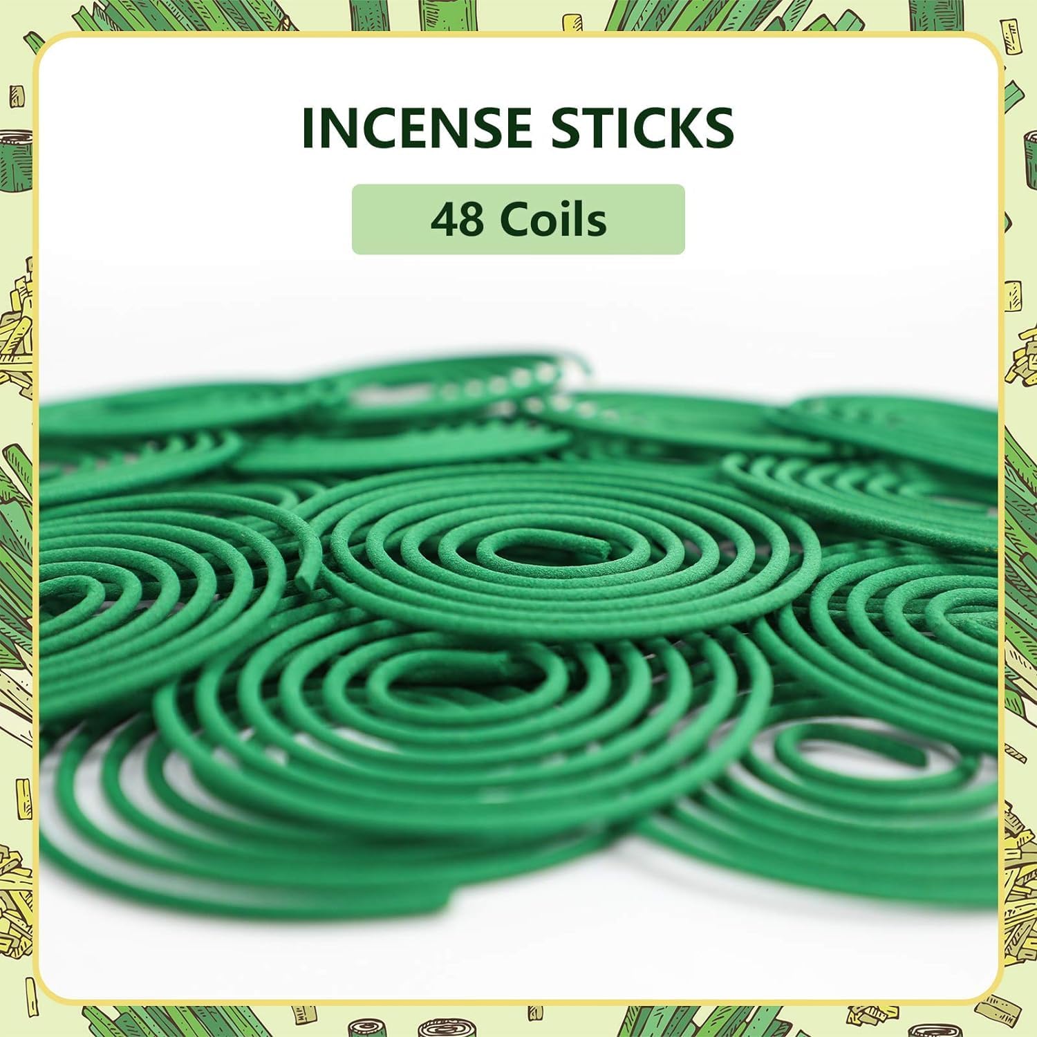 SCENTORINI Citronella Coils 48 Pack Outdoor Use