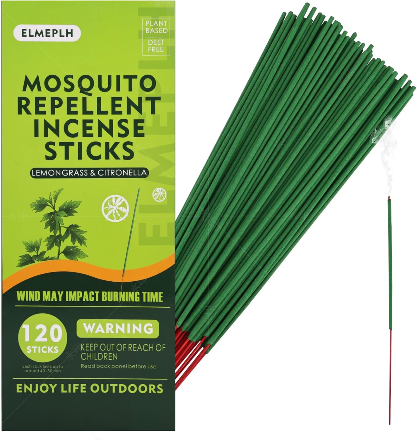 120 PCS Mosquito Repellent Incense Sticks for Outdoor Use
