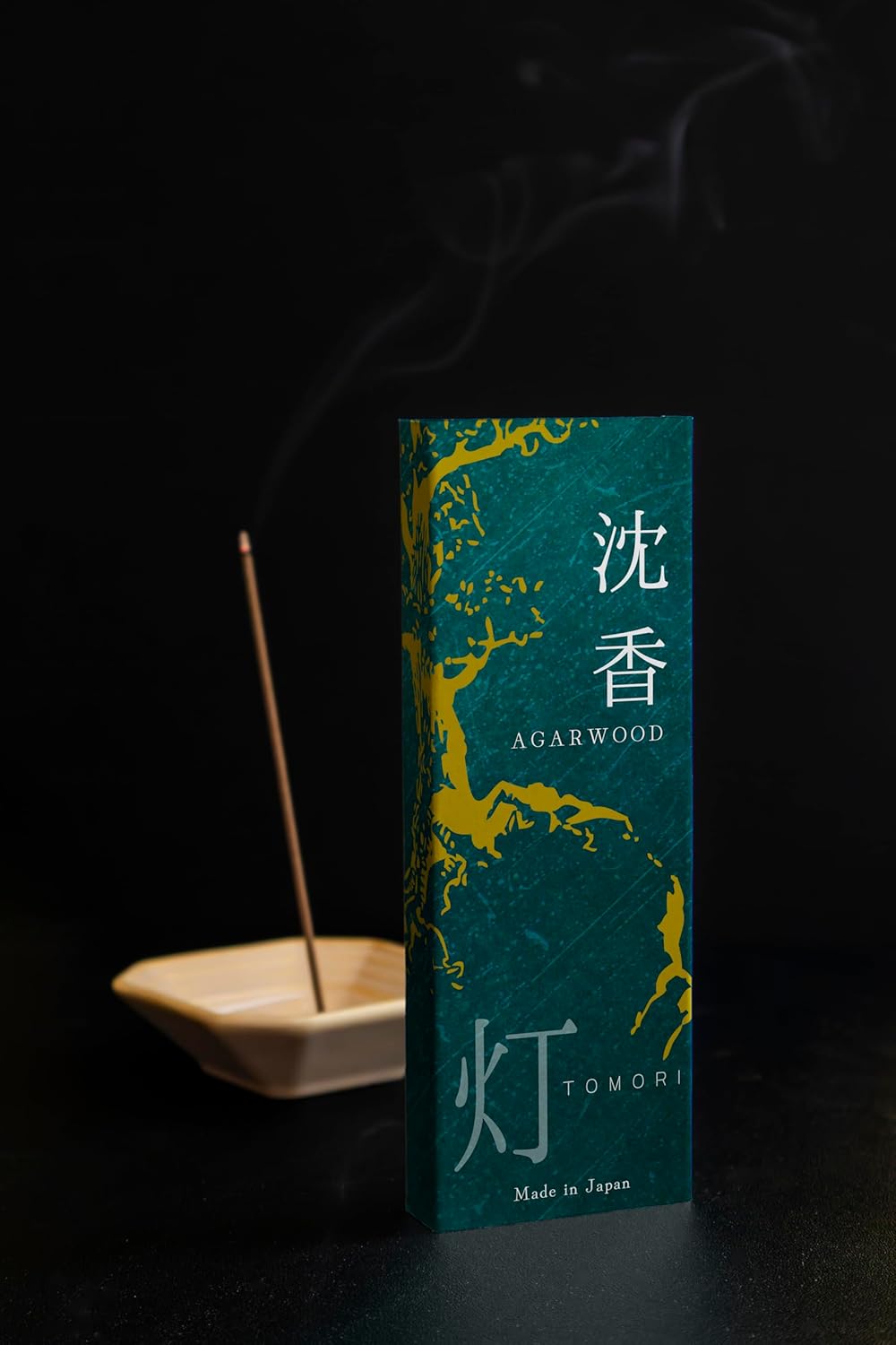 TOMORI Premium Japanese Agarwood Incense Sticks 60 Sticks Set