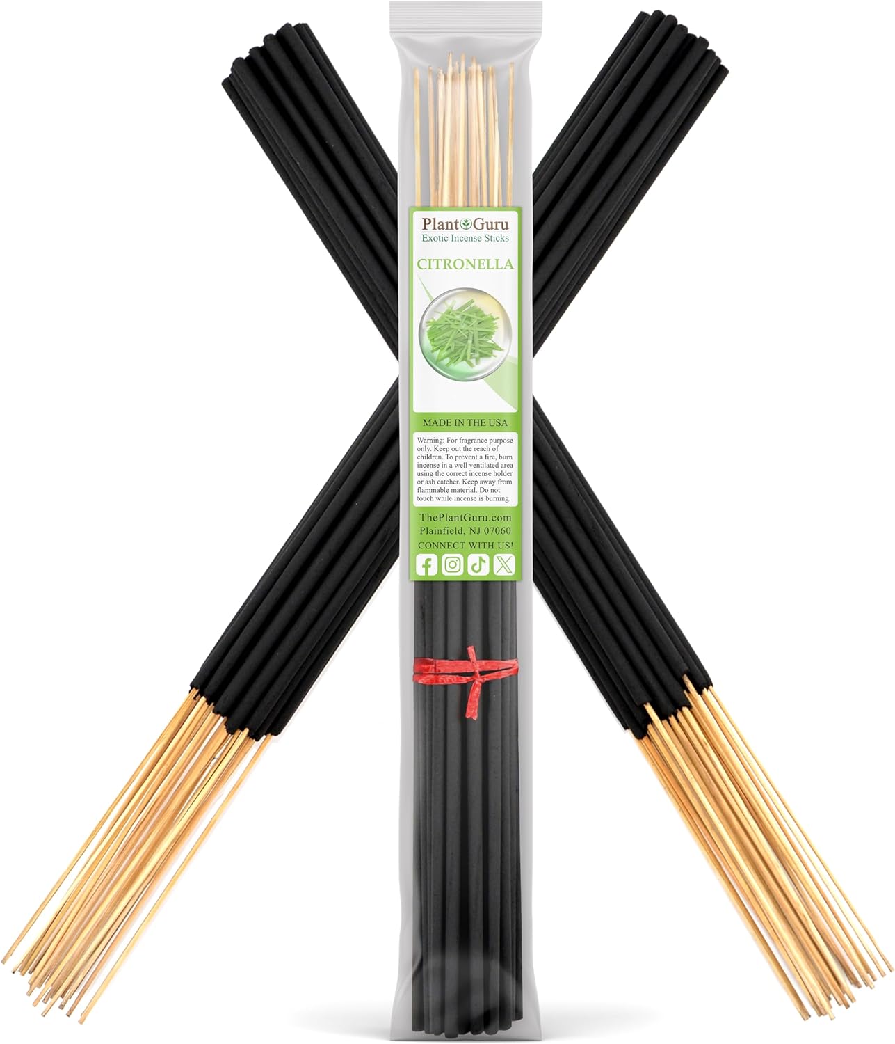 Citronella Exotic Incense Sticks - 19 Inch Long Bundle