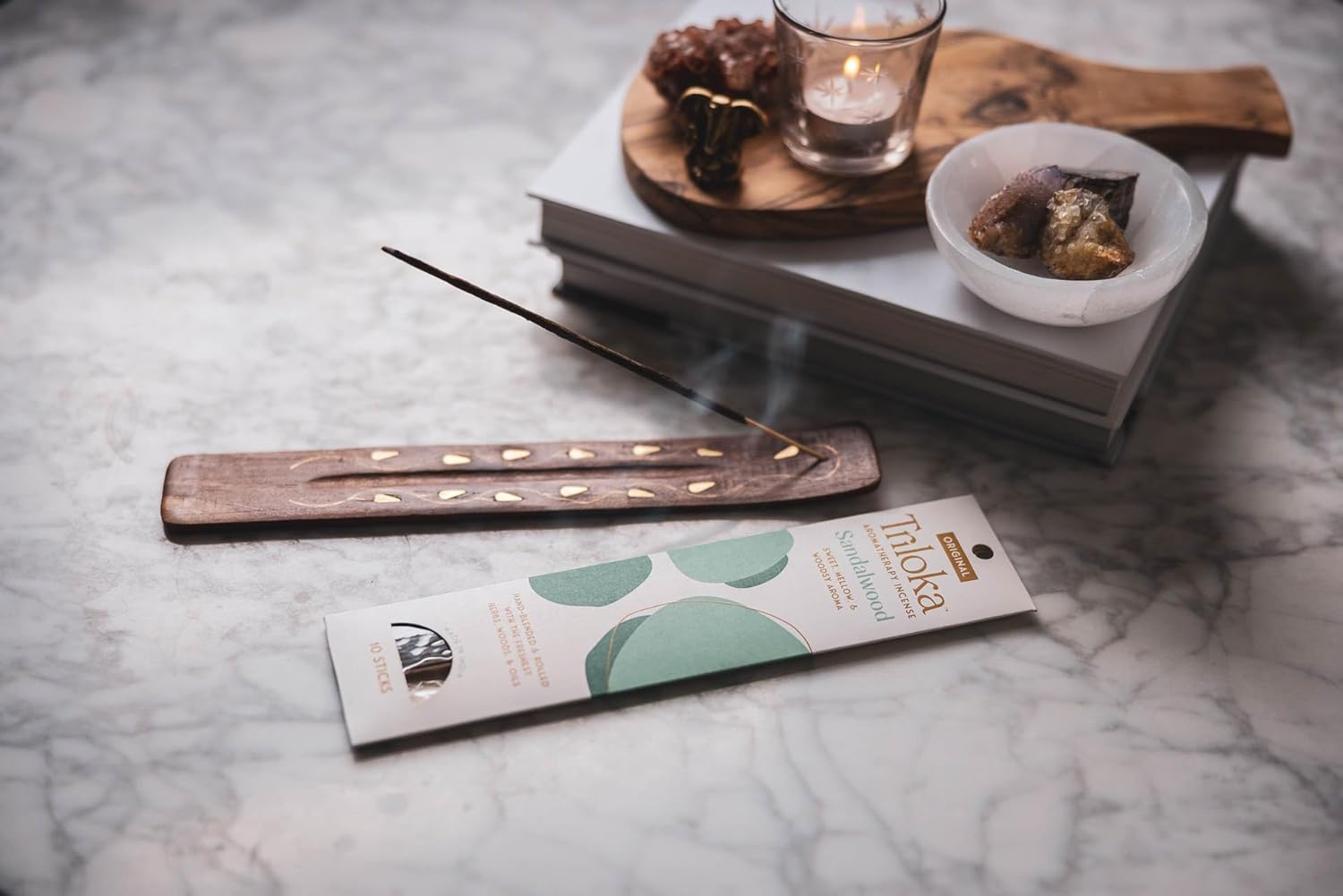 Triloka Original Sandalwood Incense 10 Sticks