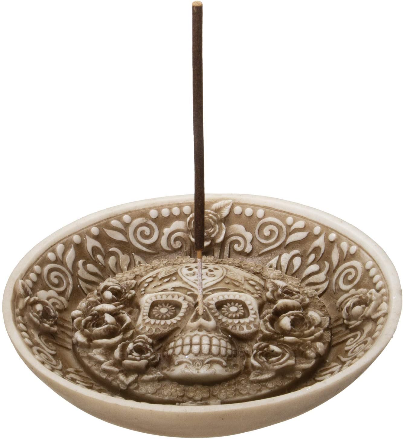 Pacific Giftware Day of the Dead Sugar Skull Incense Holder
