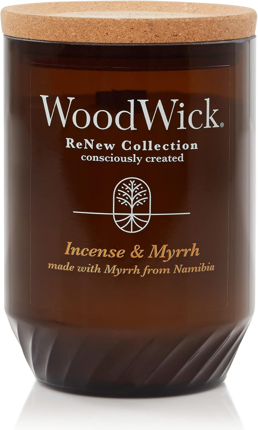 WoodWick Renew Large Candle Incense Myrrh 13oz Soy Wax Christmas Gift