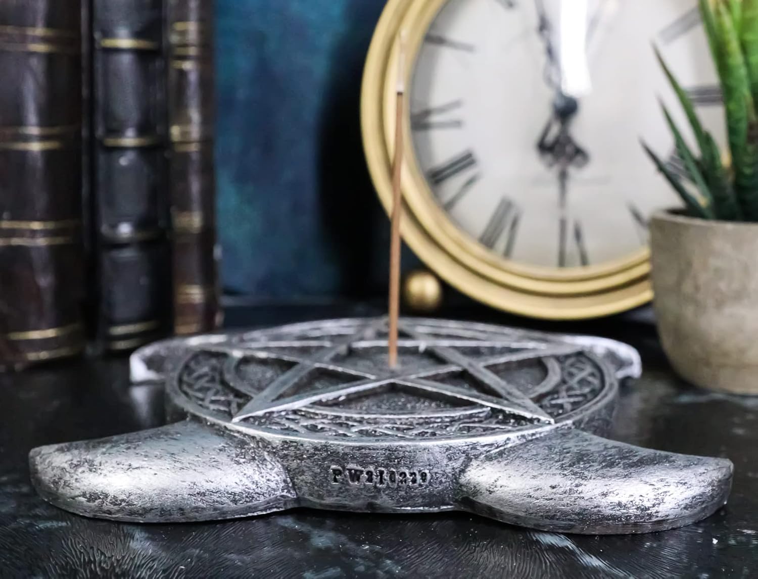 Ebros Gift Triple Goddess Moon Incense Holder