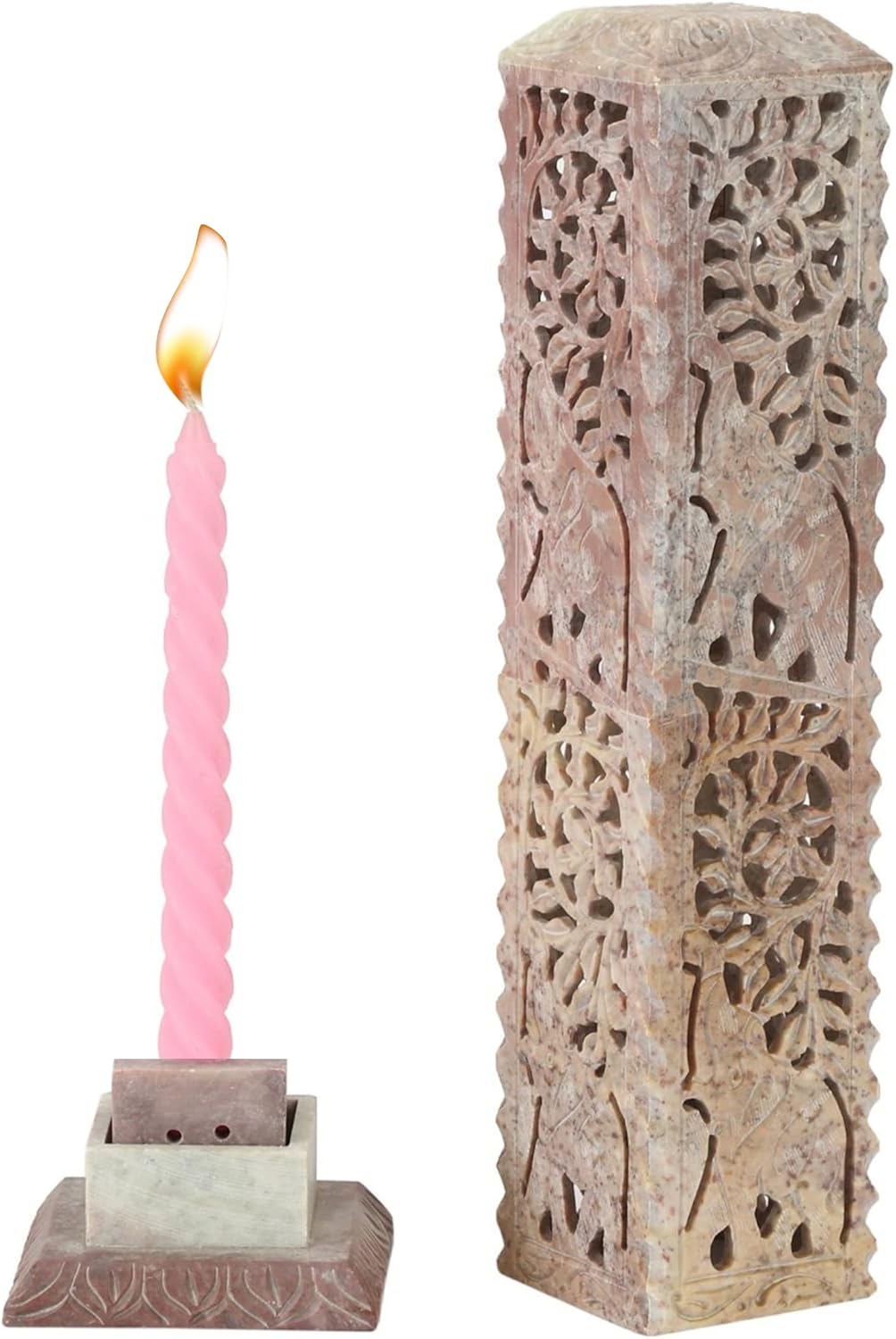 Carry Me Handmade Marble Soapstone Incense Holder