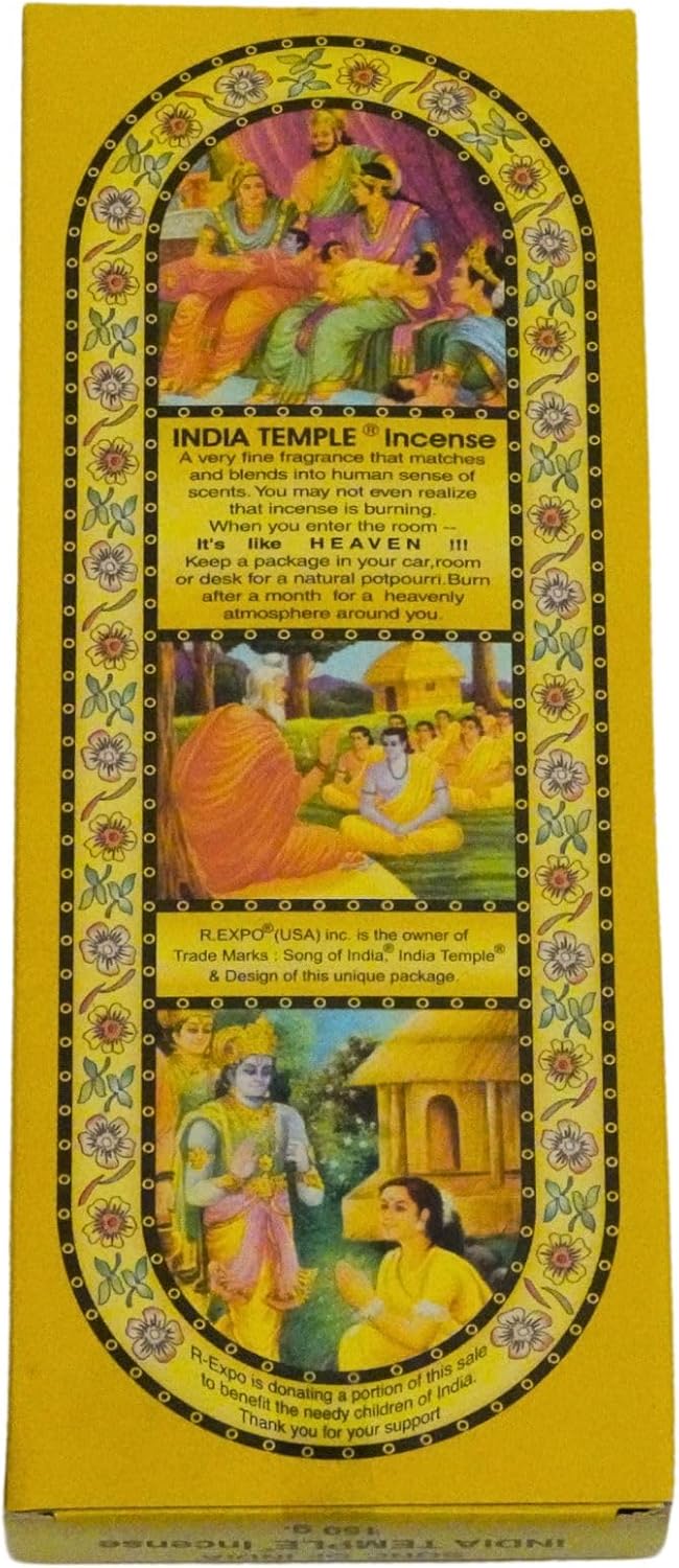 Song of India India Temple Incense Sticks 120 Pack