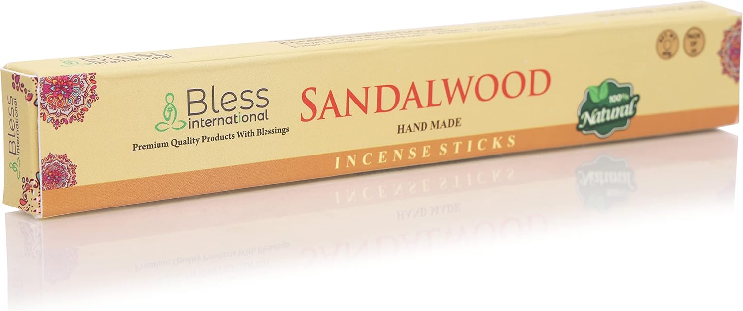 Bless Natural Sandalwood Incense Sticks 25 Sticks 14 OZ