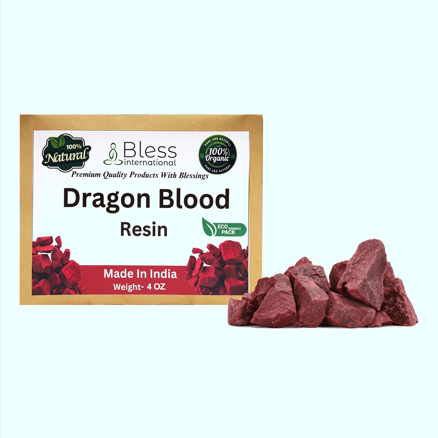 Bless International Dragons Blood Resin Incense 100 Pure Natural Organic