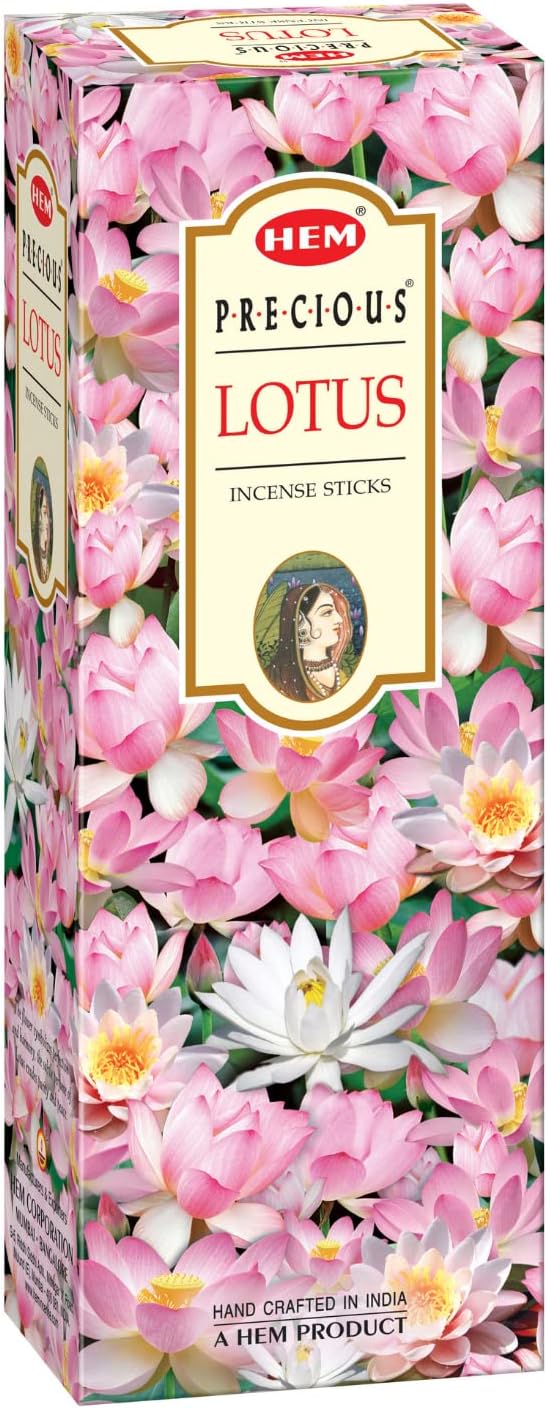 Hem Lotus Incense Sticks 120 Sticks 6 Boxes 9 Inches Long