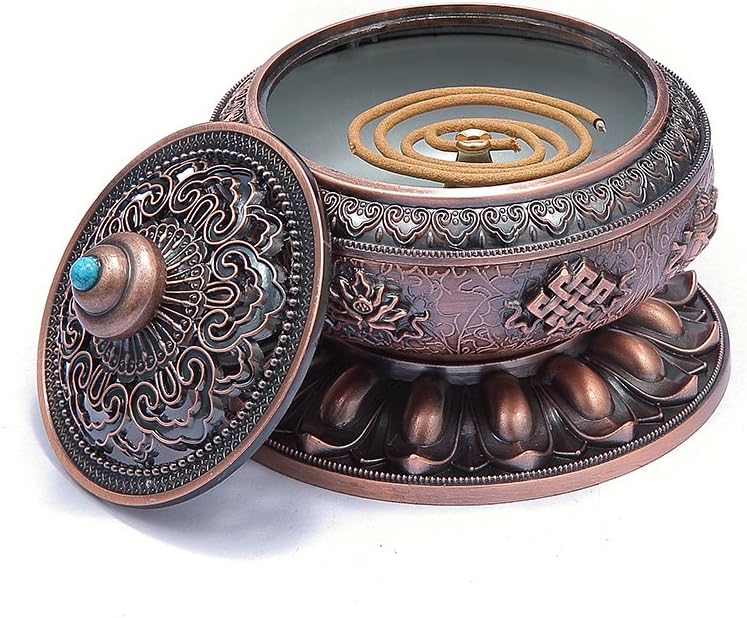 MEDOOSKY Incense Holder Burner Lotus Copper Alloy