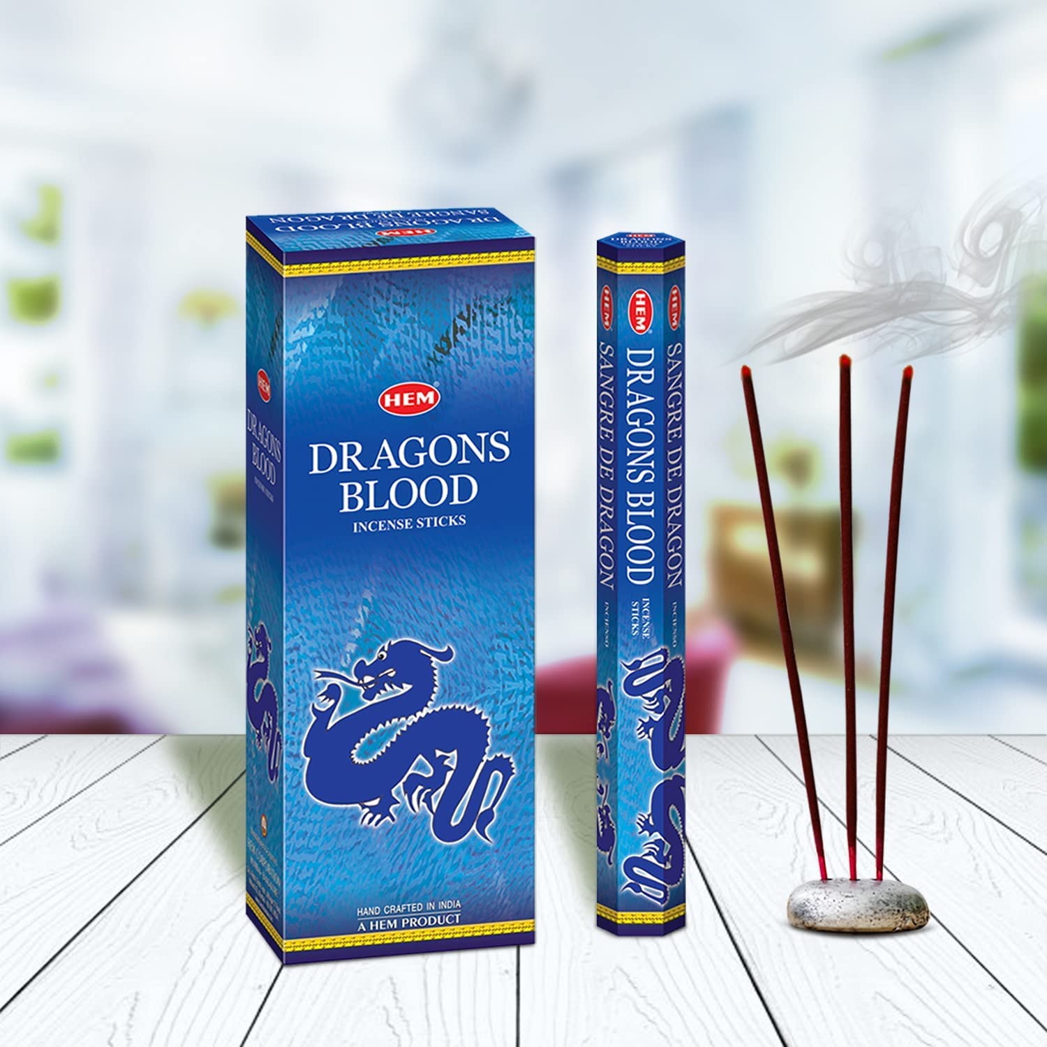 HEM Dragons Blood Incense Sticks 120 Count Gift Set