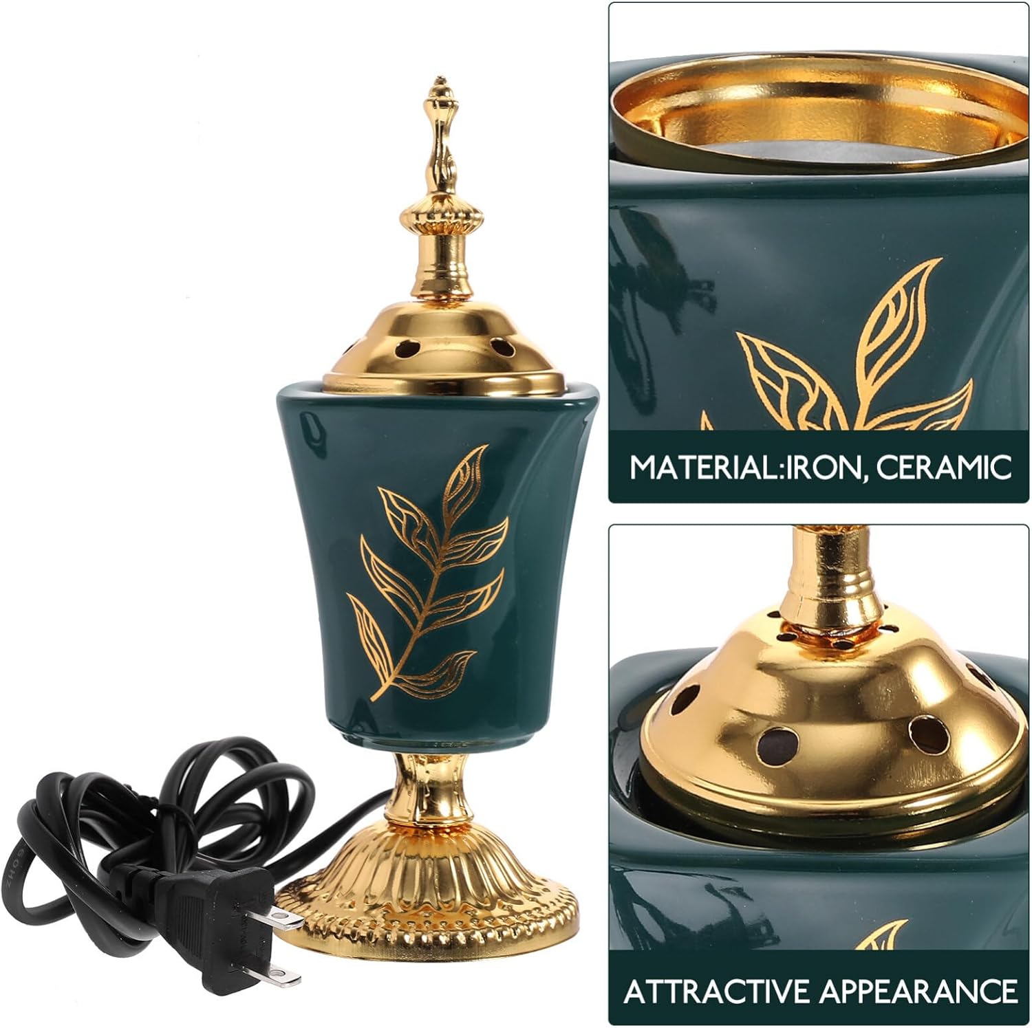 VOSAREA Electric Incense Burner with US Plug
