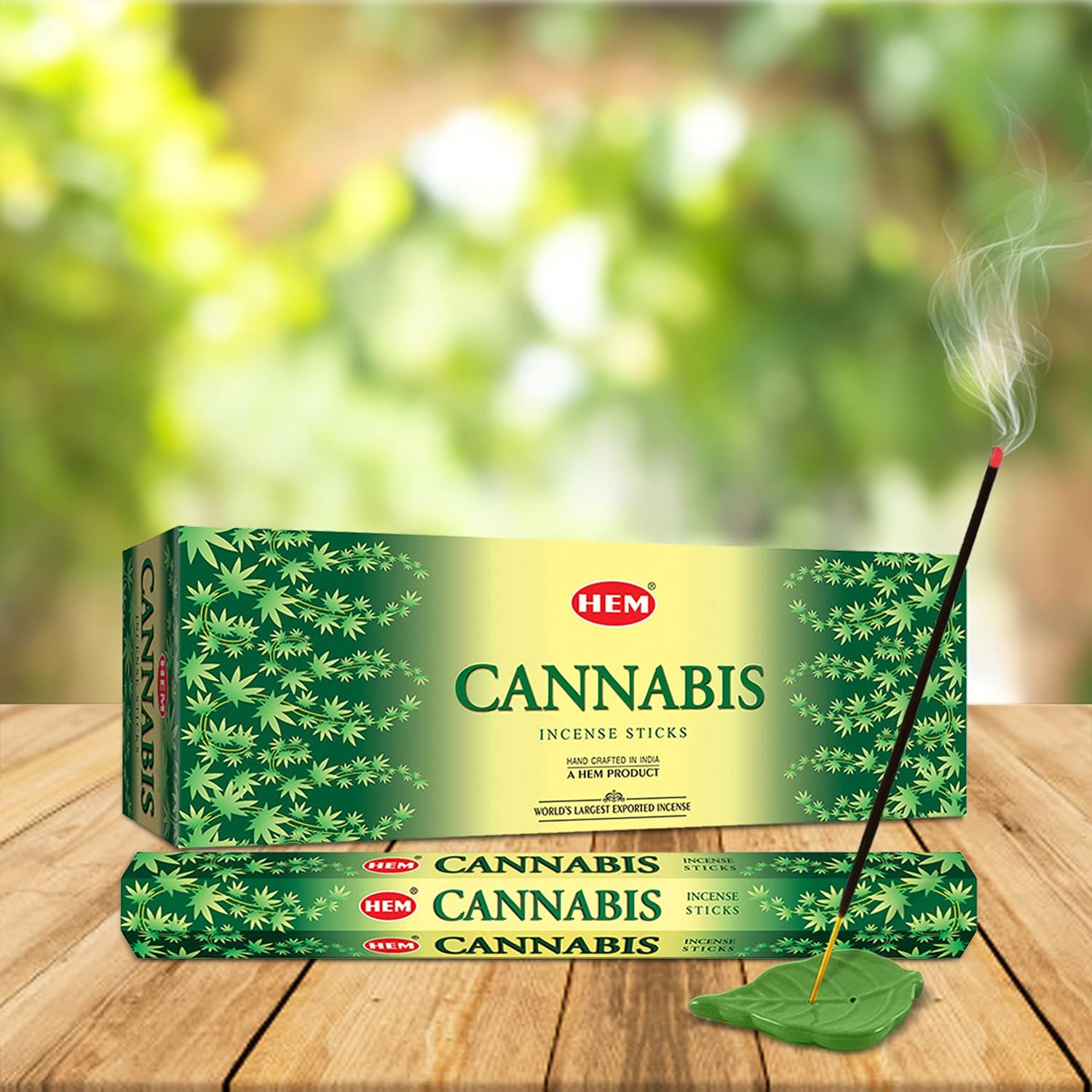 Hem Cannabis Incense Sticks - 120 Sticks 6 Boxes 9 Inches Long