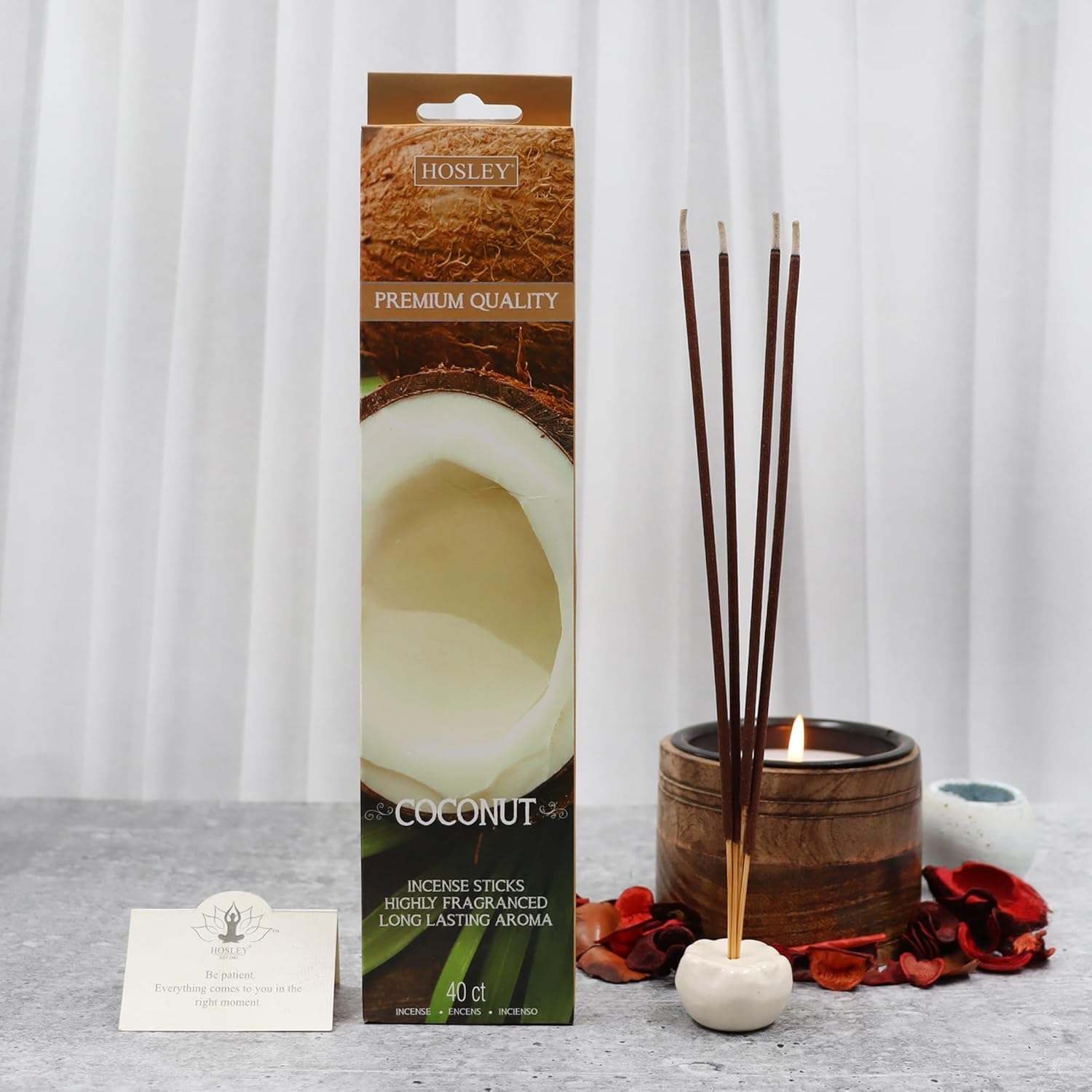 Hosley Aromatherapy Incense Sticks 480 Pack Assorted