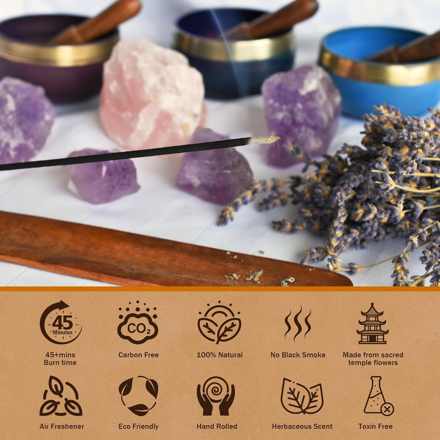 USKICH Incense Sticks Variety Pack 240 Sticks