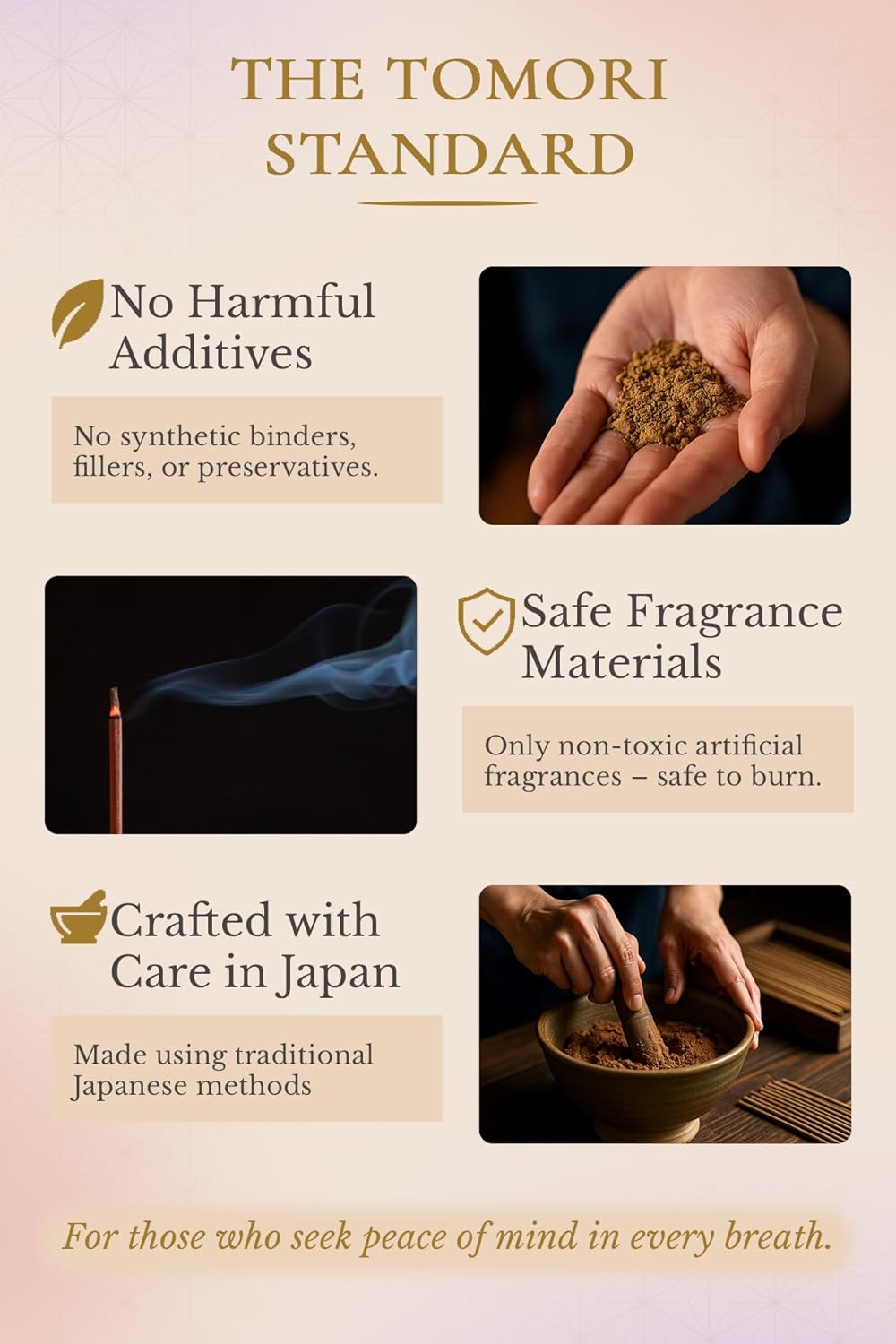 Luxury Japanese Incense Sticks 60pcs Aromatherapy Set
