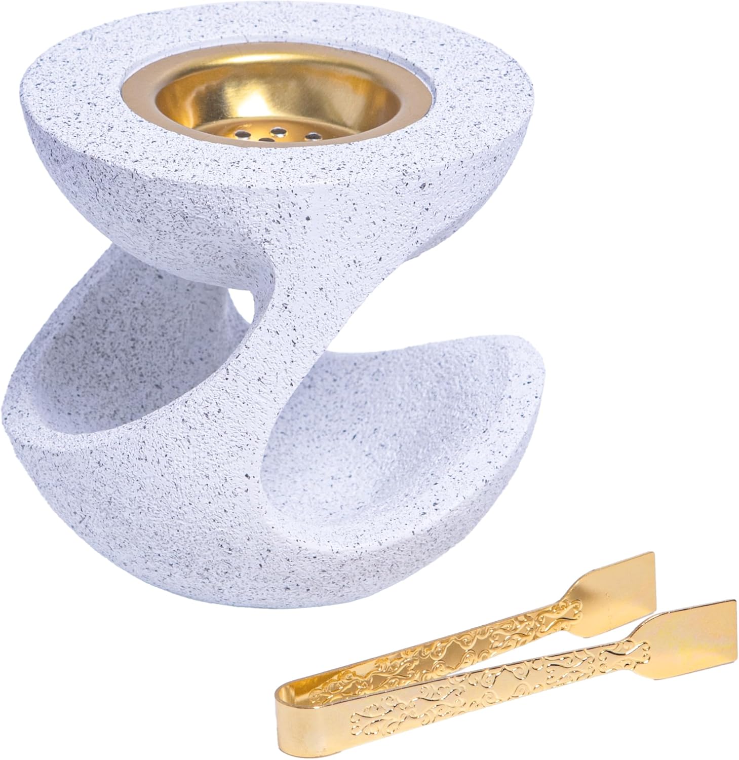 Frankincense Incense Burner with Tong for Yoga and Spa 1