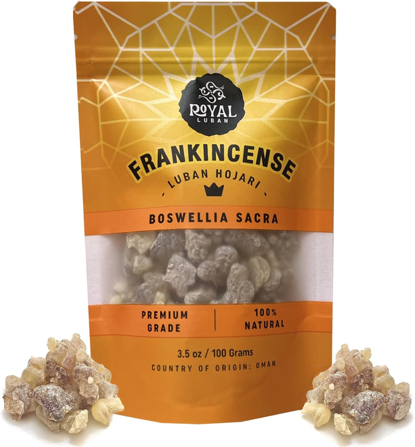 Royal Luban Frankincense Resin Incense 100 Grams