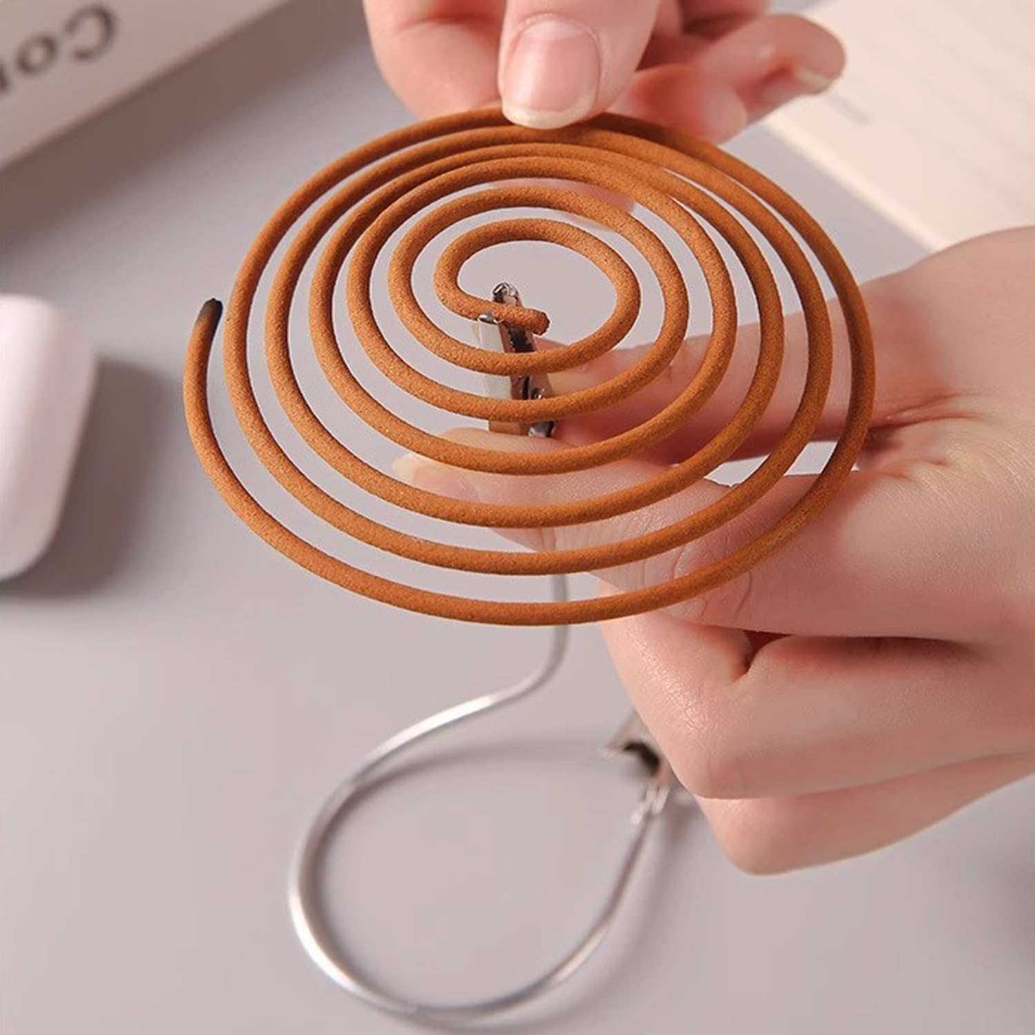 6 Pack Incense Holder Clips with Removable Glass