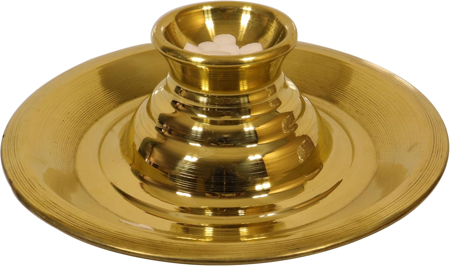 Putrika Brass Kapoor Karpoor Aarti Stand Burner