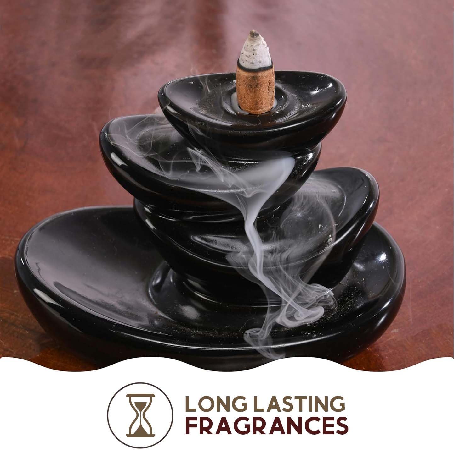 Folkulture Fall Backflow Incense Cones Set of 6