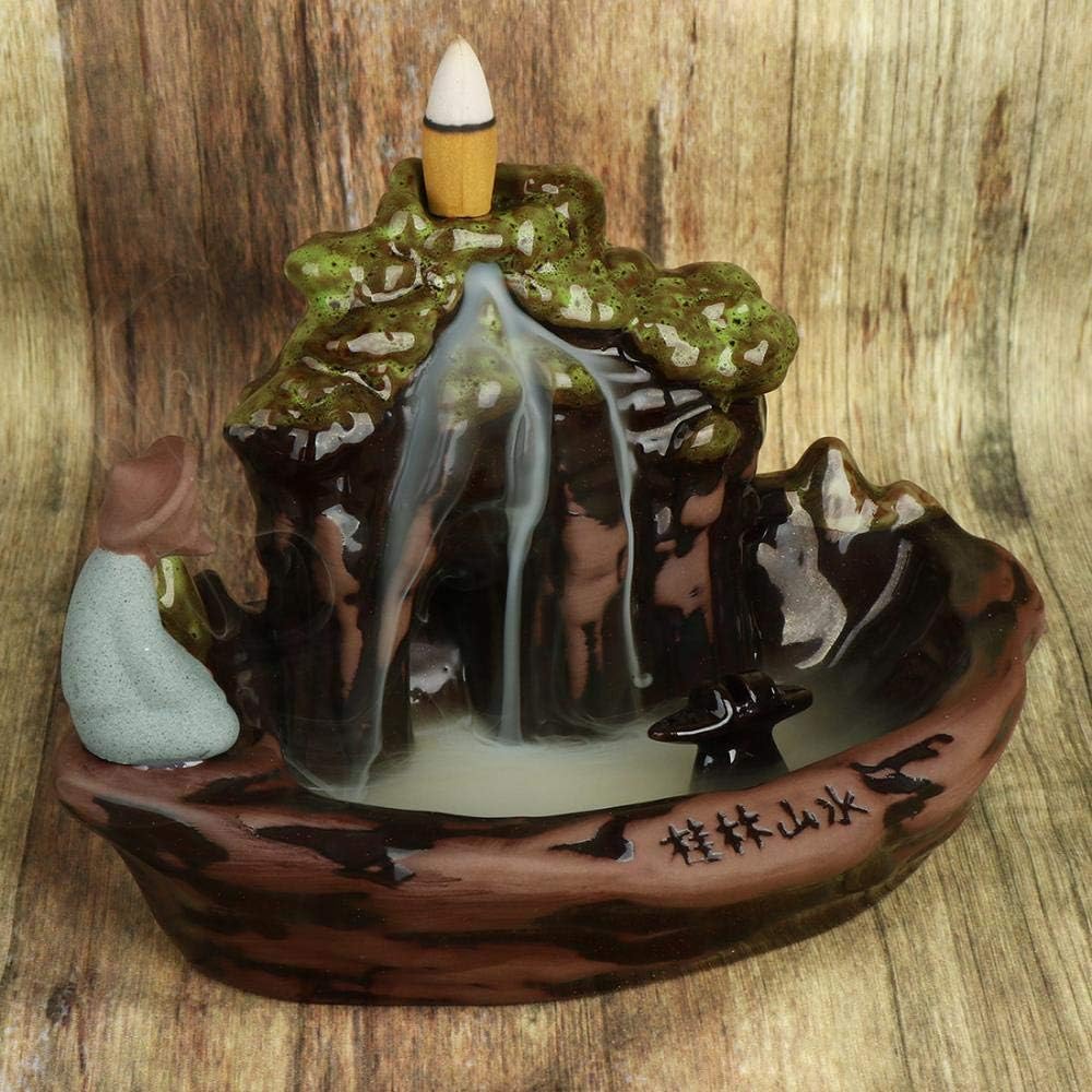 Guilin Landscape Incense Burner Porcelain Holder