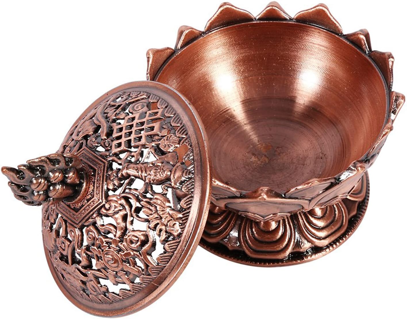 Milltrip Bronze Incense Cone Holder with Antique Design