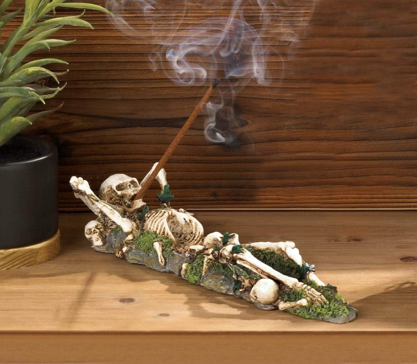 Skeleton Incense Burner Holder Collector