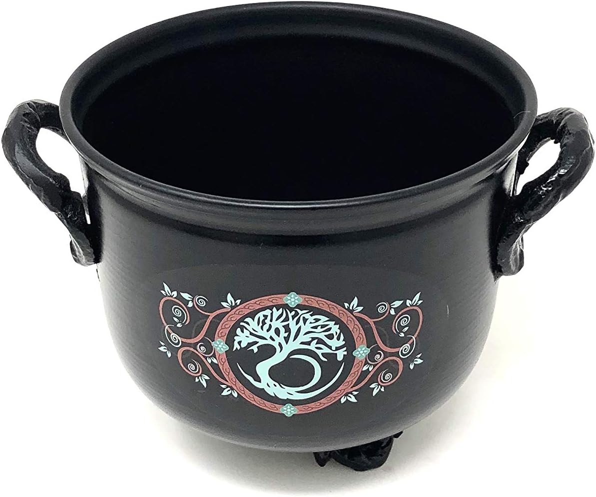 Vrinda Tree of Life Iron Incense Burner - Decorative for Meditation and Rituals