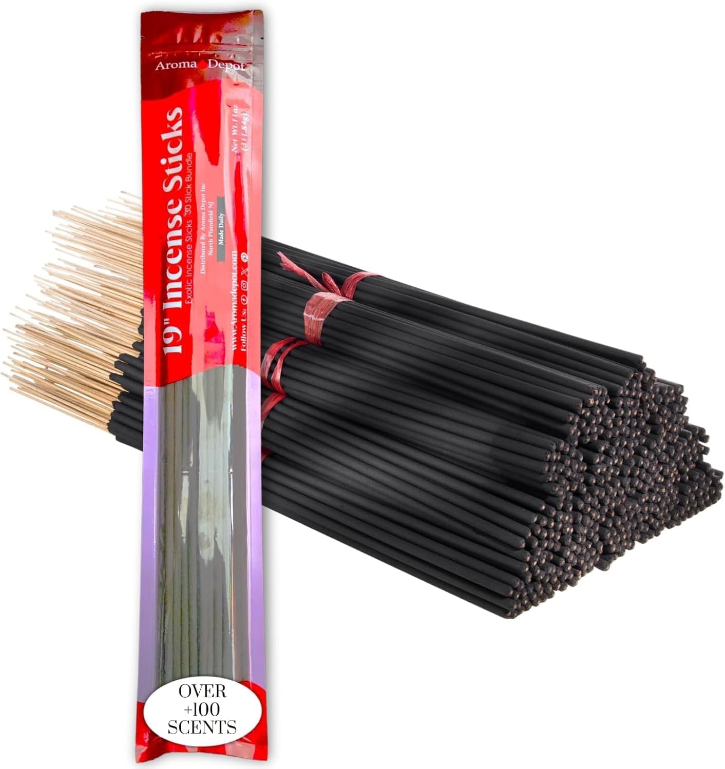 Aroma Depot 19 Inch Nag Champa Incense Sticks Bundle