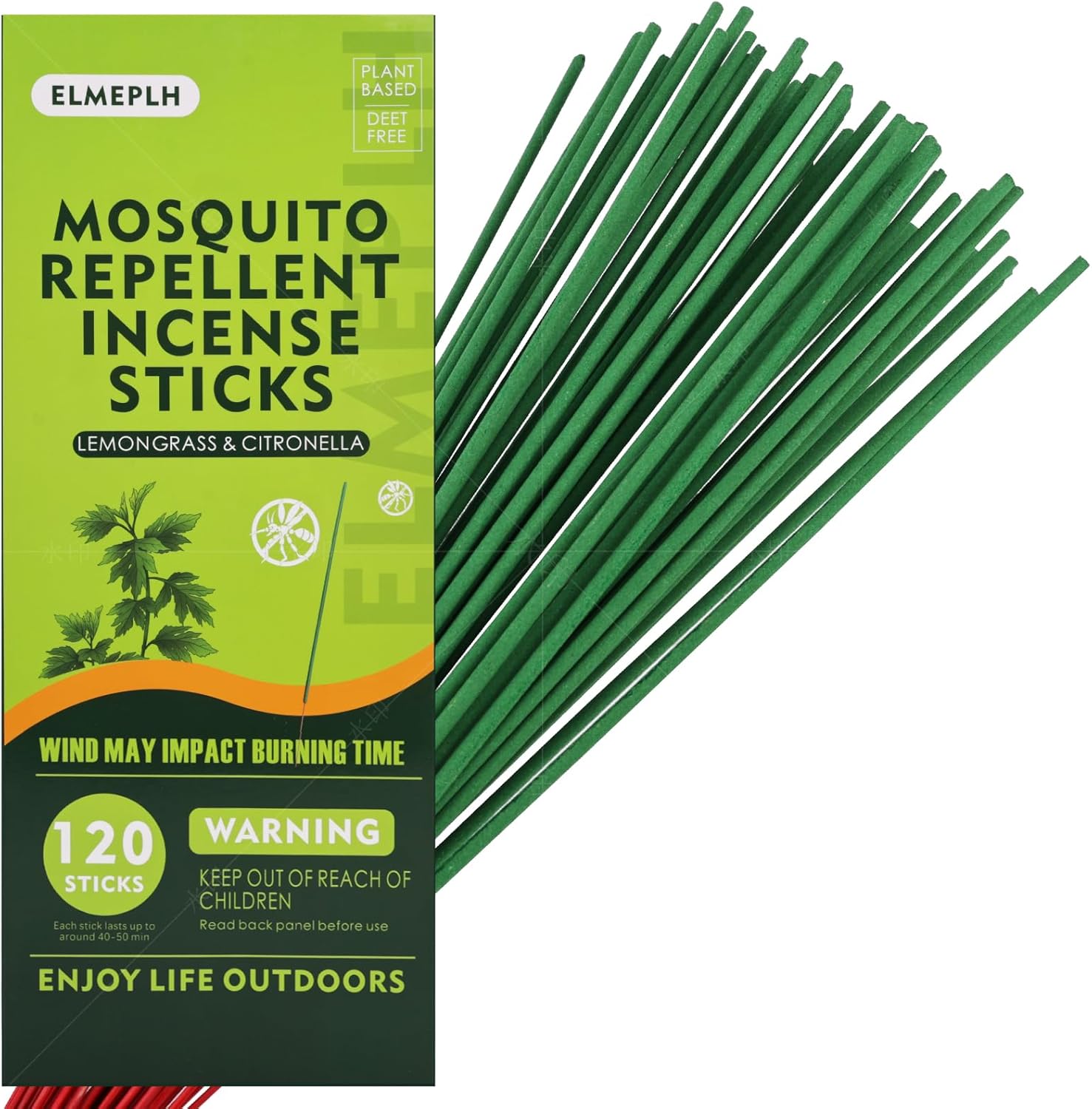 120 PCS Mosquito Repellent Incense Sticks for Outdoor Use