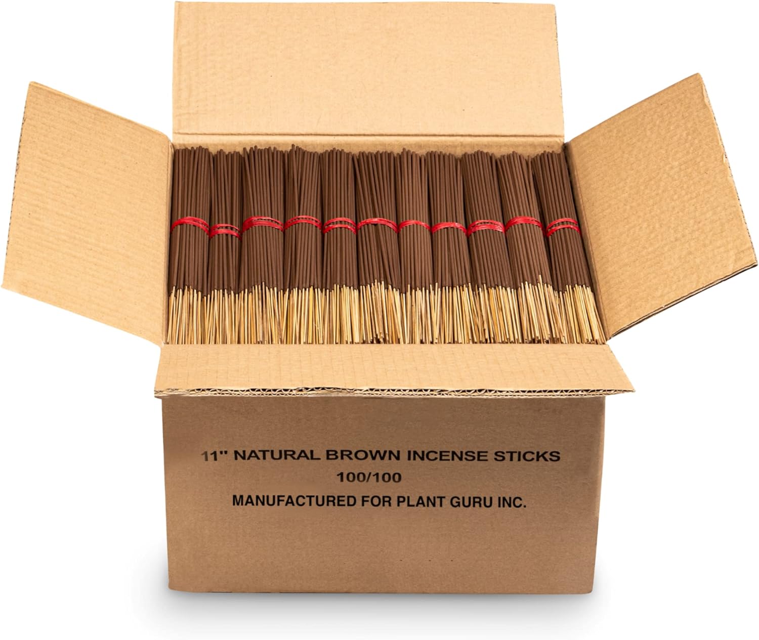 Plant Guru 1000 Natural Incense Sticks 11 Inch Bulk