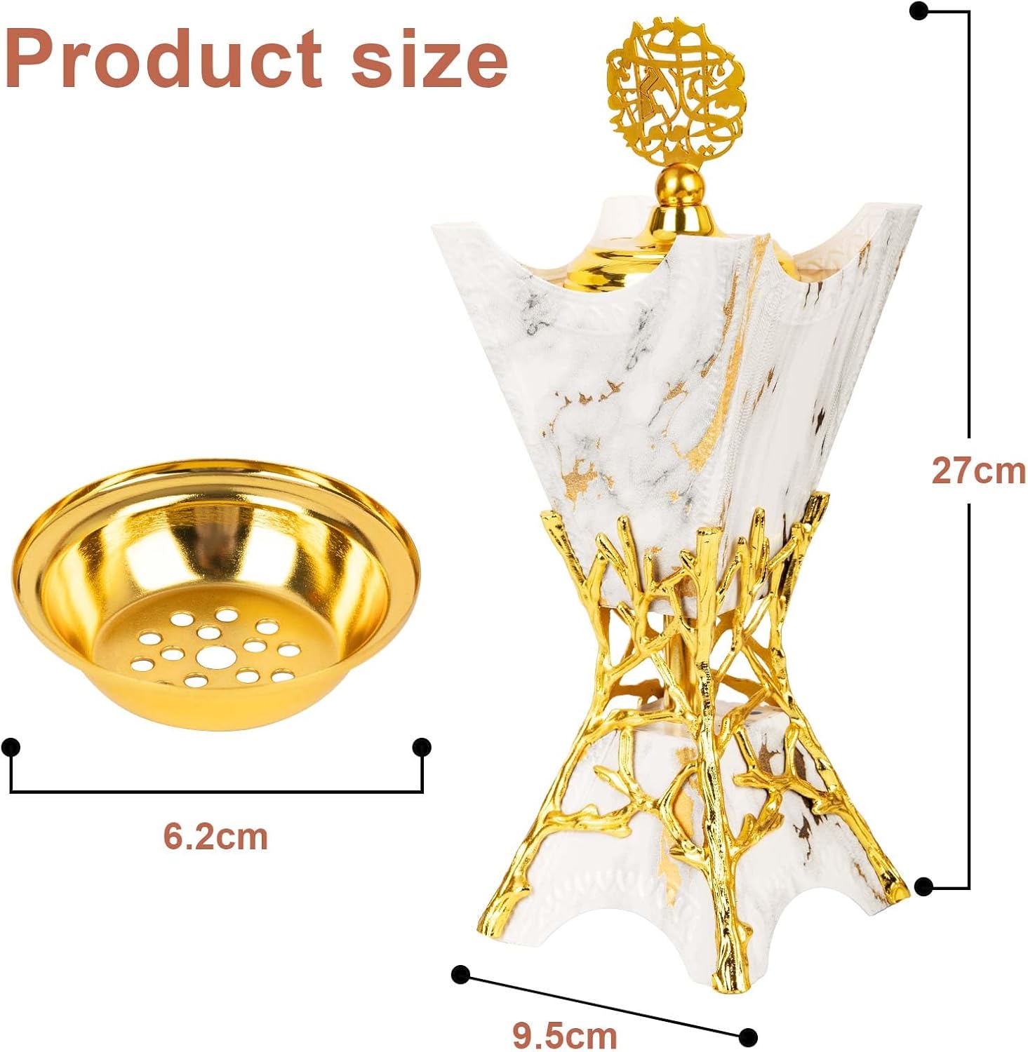 Bakhoor Burner for Yoga Spa and Home Decor