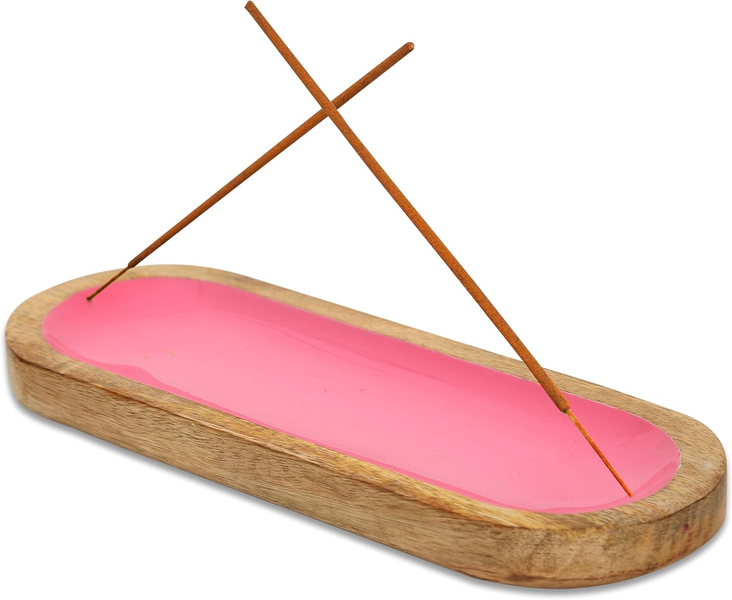 Hand Painted Pink Incense Holder - Modern Home Dcor