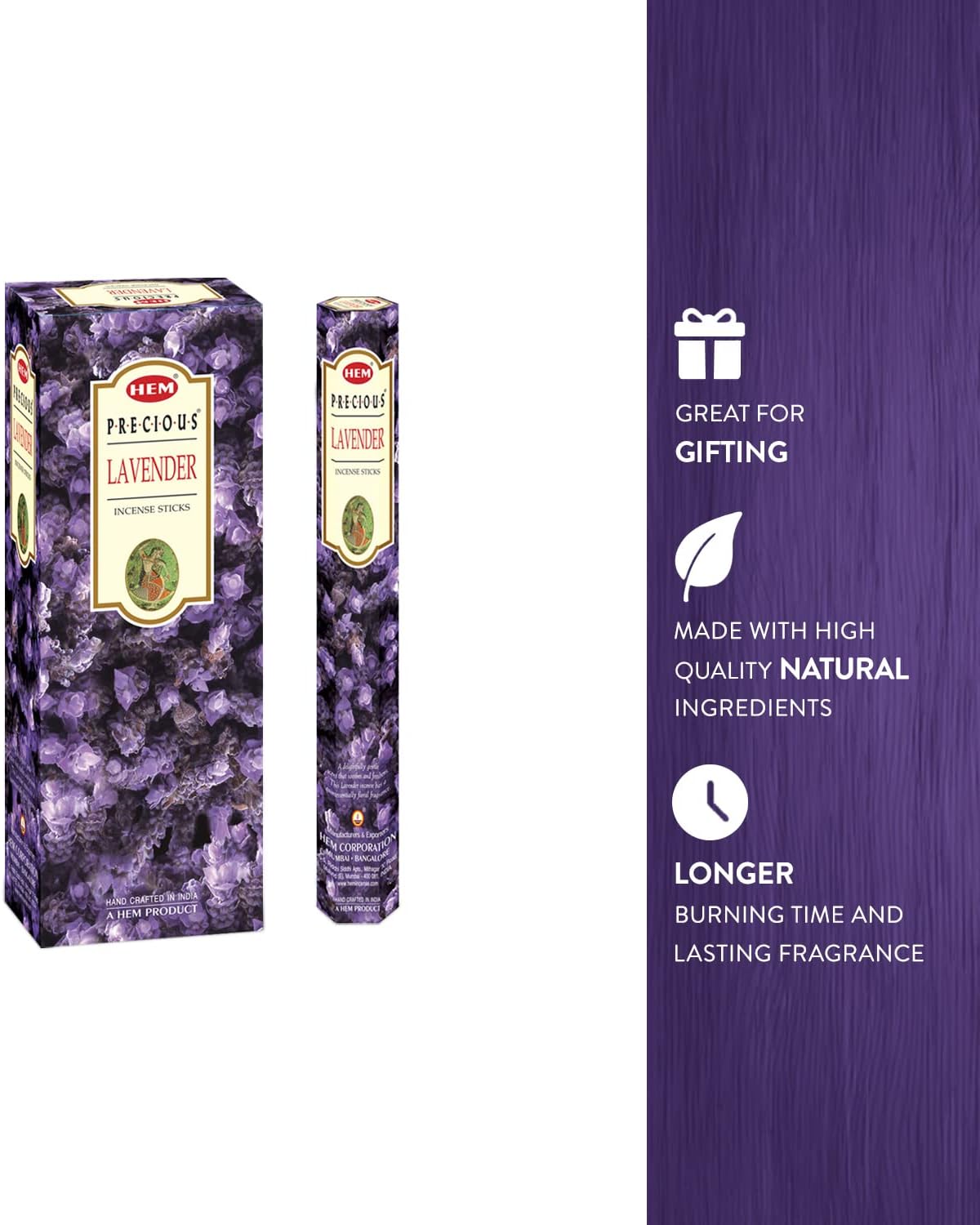 HEM Lavender Incense Sticks Pack of 120