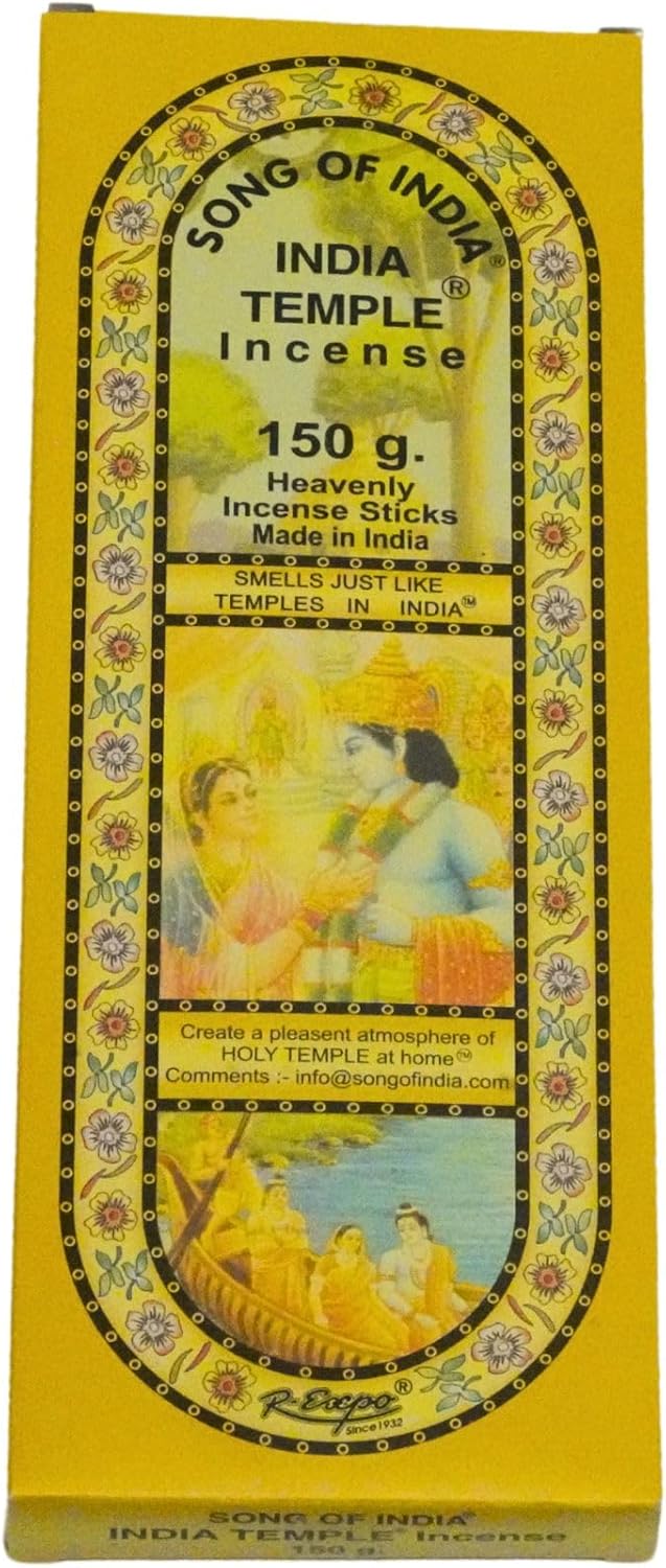 Song of India India Temple Incense Sticks 120 Pack