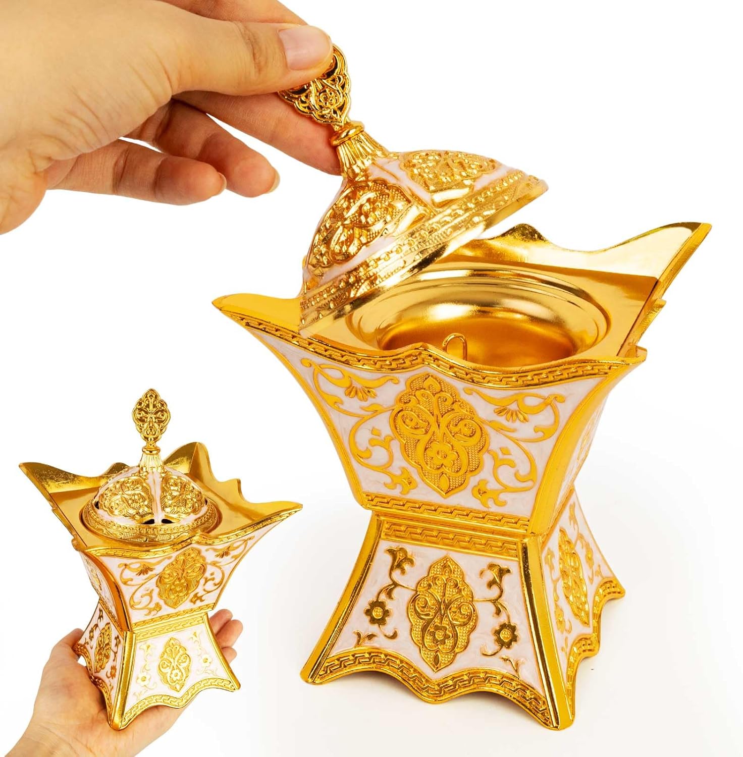 Bakhoor Incense Burner - Trophy Shape Gold