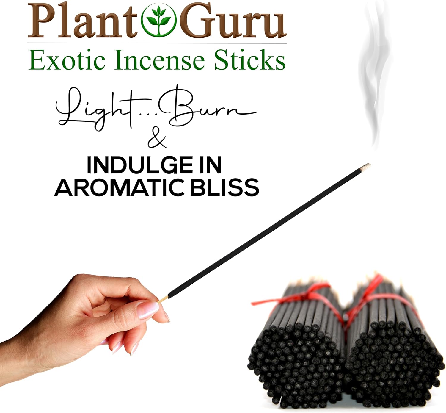 Plant Guru Mahogany Teakwood Incense Sticks 11 Bundle