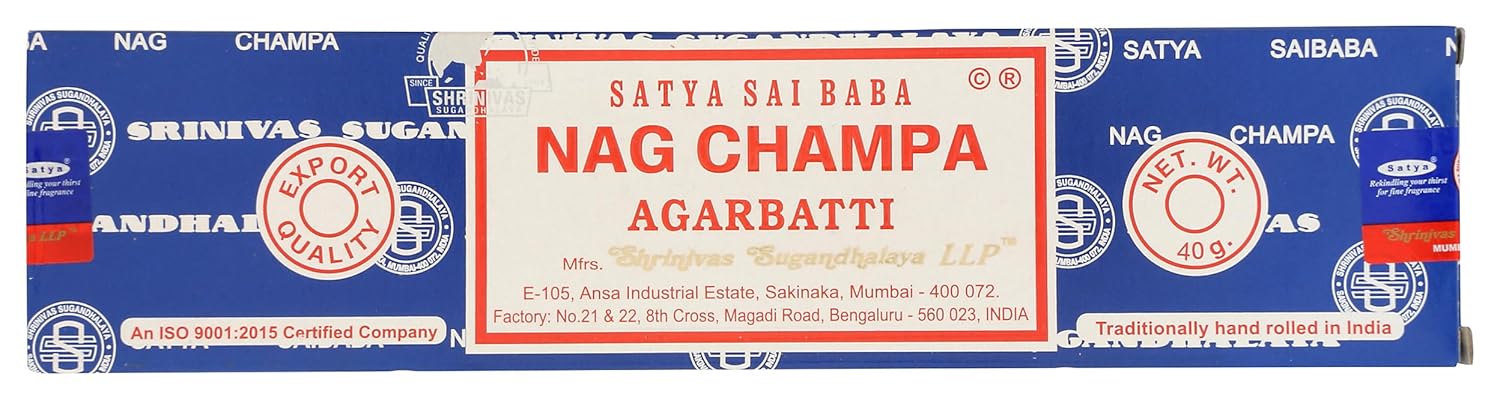 SATYA SAI BABA Nag Champa Incense 141 Oz
